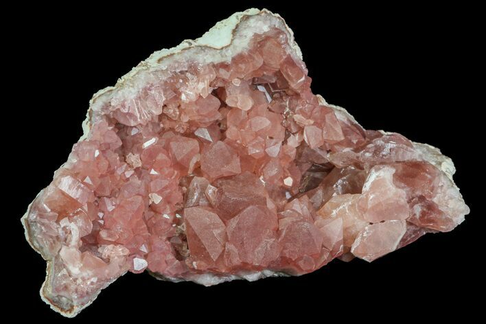 Pink Amethyst Geode Section - Argentina #113329
